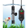 thumbnail image 1 of Aquarium Heater,25W Small Submersible Fish Tank Heater Super Short Aquarium Heater for up to 1 Gallon Tanks Small Betta Aquarium Heater with Digital Display Controller Adjustable Temperature, 1 of 7