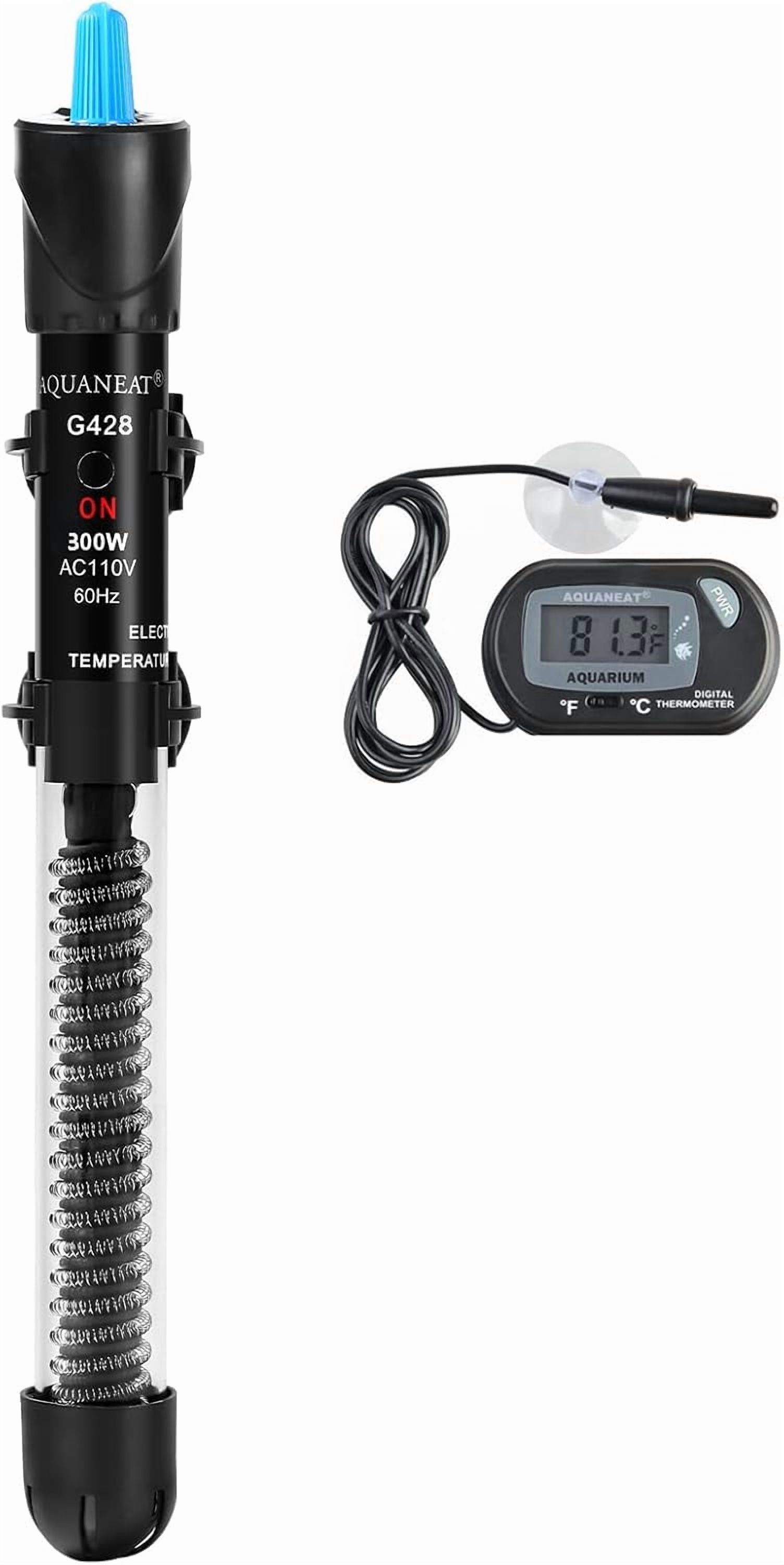 Aquarium Heater, 300W Fish Tank Heater, Adjustable Submersible Water ...