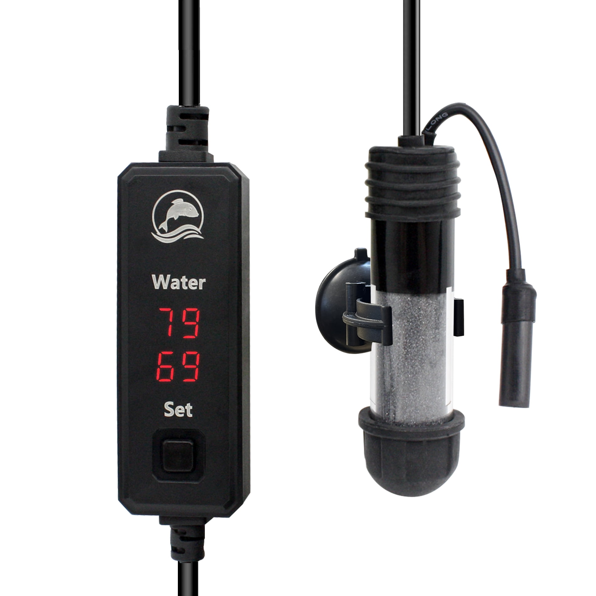 View of Small Aquarium Heater 50W,Fish Tank Heater for 5-10 Gallon,Suitable for ...
