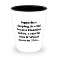 thumbnail image 1 of Aquarium Keeping Started Out as a Harmless Hobby. I Had No Shot Glass, Aquarium Keeping Present From, Special Ceramic Cup For Friends, 1 of 1