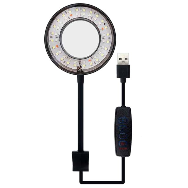 Aquarium LED Light 8W LEDs for Saltwater Fish Tanks Clipon Coral Tanks