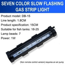 Aquarium LED Light for Fish Tank, Submersible IP68 Waterproof Full Spectrum Lamp for Freshwater Saltwater Coral Reef Tanks