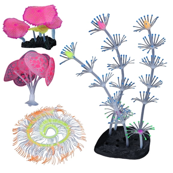 Aquarium Landscape Grass Fluorescence Aquariums Decorations Art Terrarium Habitat Ornaments Photo Props