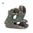 thumbnail image 1 of Aquarium Landscaping Tree Stump Hole Rock Cave , Artificial Tree Root Resin Crafts Simulation Driftwood Hiding Cave Fish Tank Ornament, 1 of 8