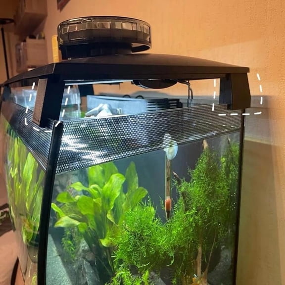 Aquarium Lid Stand for Fluval Flex 32.5G (123L), aquarium lid riser to reduce condensation, improve airflow and lighting space(4pc)