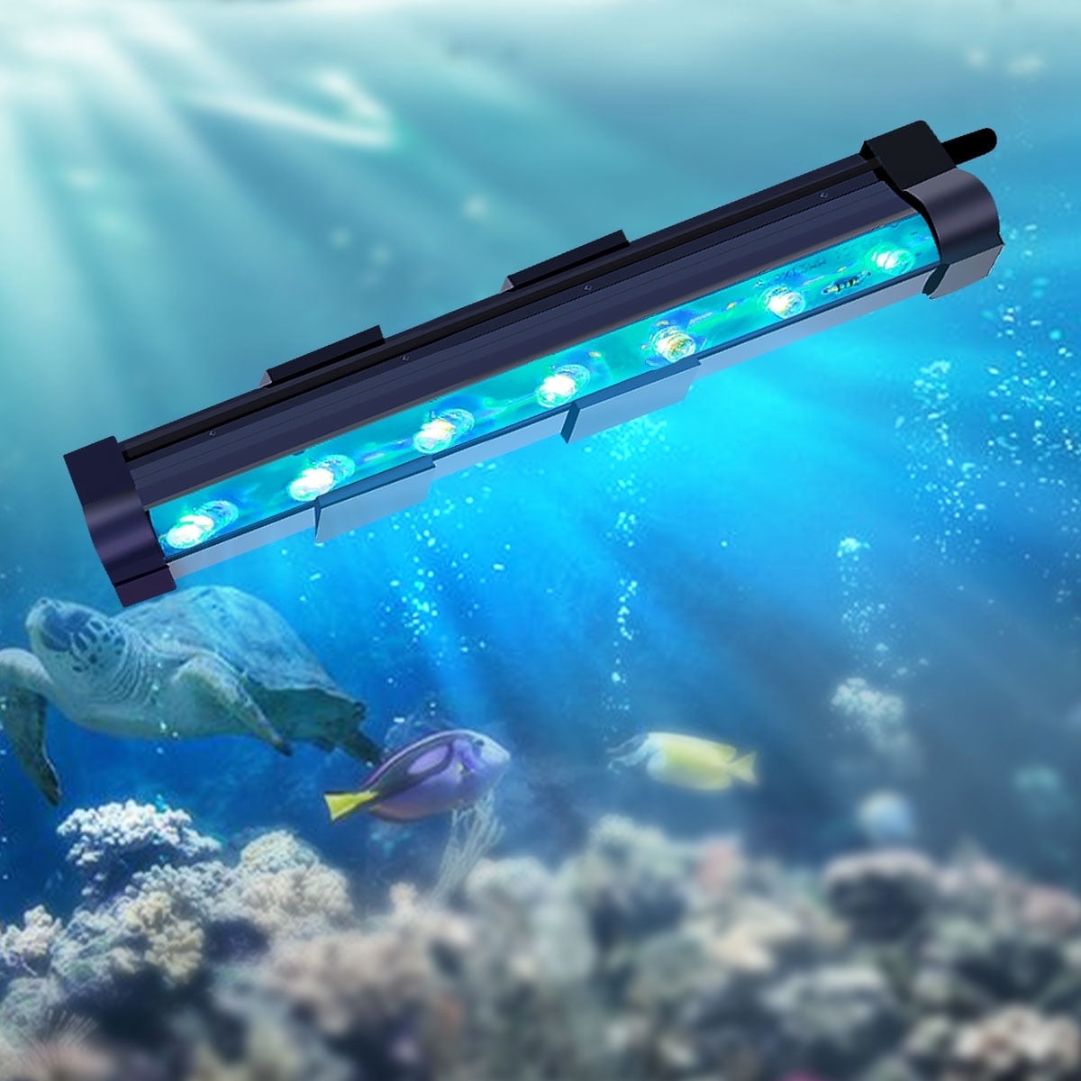 Aquarium Light, 5.9" LED Submersible Fish Tank Light Aquarium Tools, 1 ...
