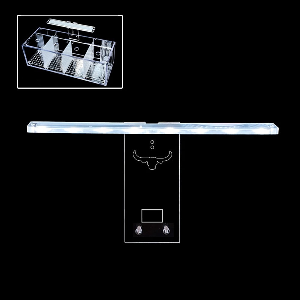 Aquarium Light Fish Tank LED Lamp Clip-On Bracket Light Acrylic USB ...