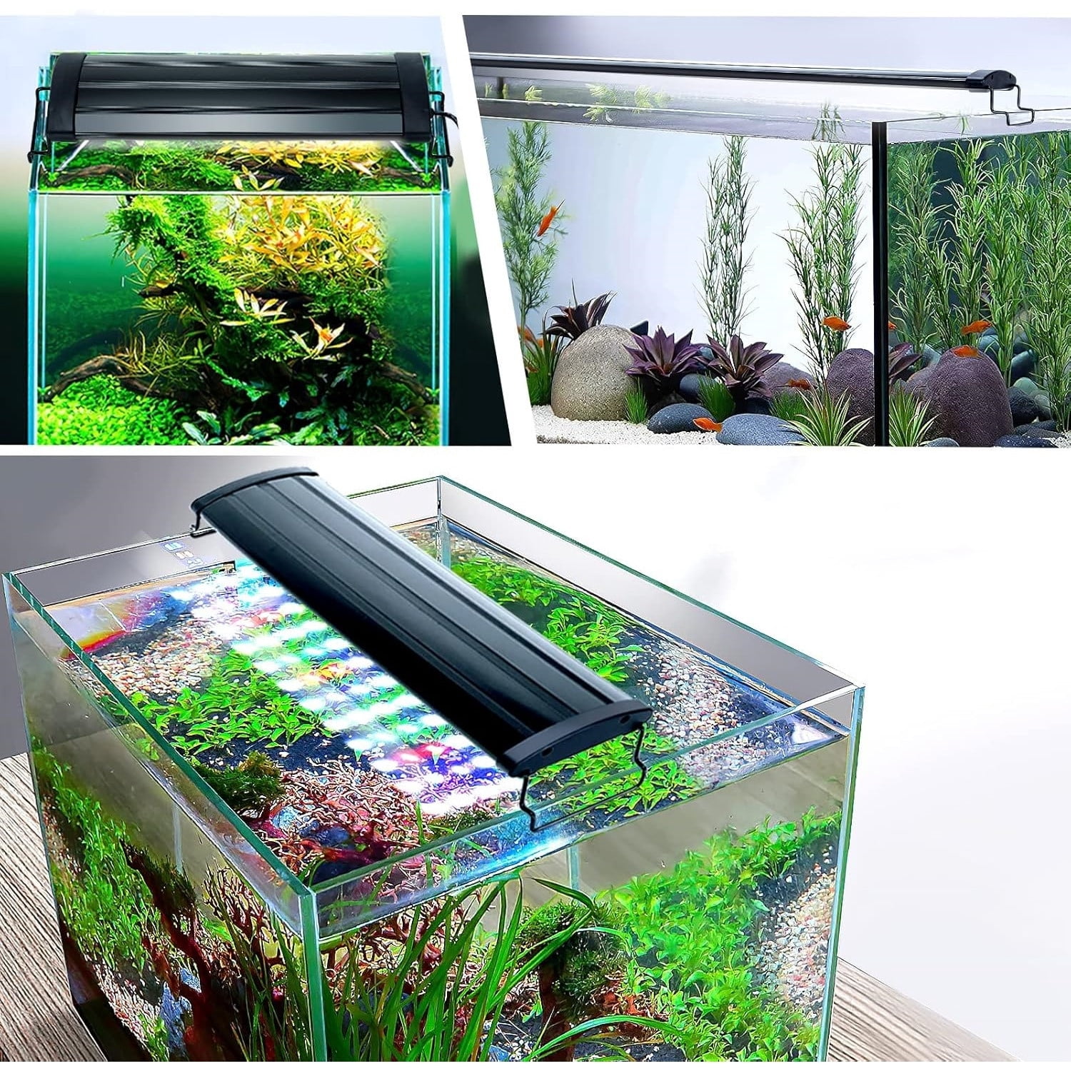 Aquarium Light,Full Spectrum LED Fish Tank Lights,12"-54" Adjustable ...