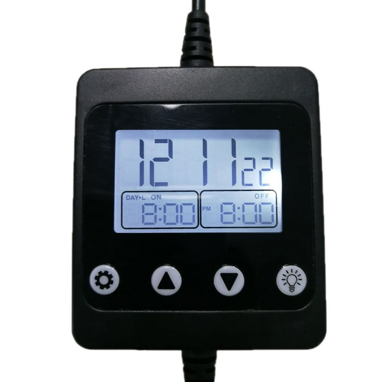Aquarium Light Timer Dimmer Easy to Program Fish for Tank Lamp Controller Indo