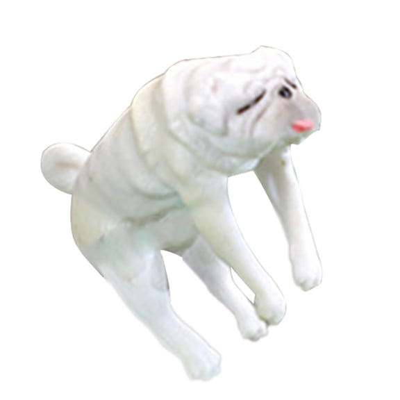 Aquarium Miniature Figurines Decorations PVC Animal Tanks Ornaments Cute Climbing Puppy for Betta Tanks