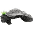 thumbnail image 1 of Aquarium Ornament, 6.9 in Resin Rock Cave, Fish Tank Decoration, Terrarium Hide, Reptile Cave, Basking Platform, Simulation Mountain View, Pets Hiding Habitat, 1 of 8