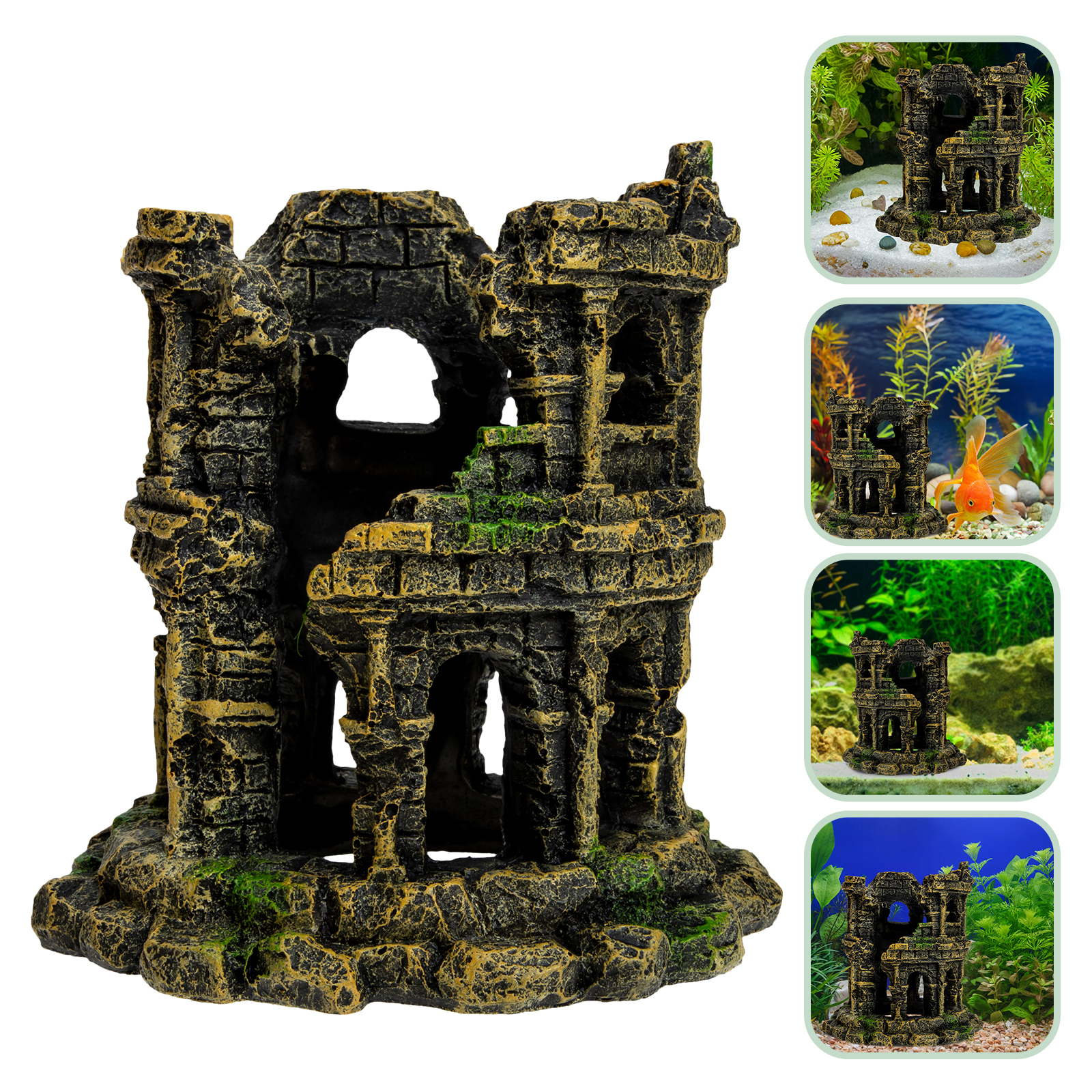 Aquarium Ornament Aquarium Europeanstyle Archaize Architecture