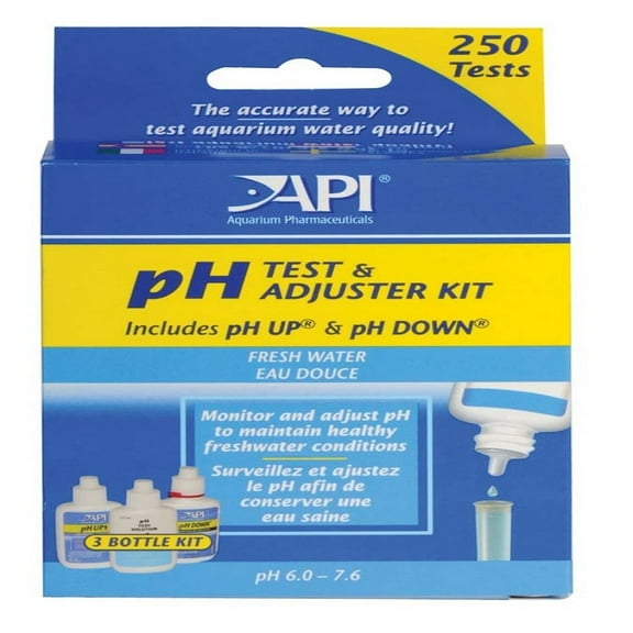 Aquarium Pharmaceuticals pH Test and Adjuster Kit for Freshwater Aquariums