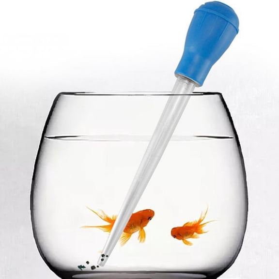 Aquarium Pipette Fish Tank Siphon Aquarium Clean Tool Manual Suction Pipe Filter Pump Aquarium Siphon Cleaning Tools 28cm