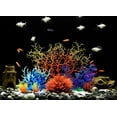 thumbnail image 1 of Aquarium Plants, 7 Pack Artificial Coral Ornament for Fish Tank Decorations (Multicolor), 1 of 5