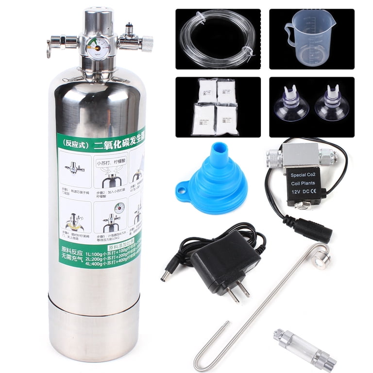 水草育成 Aqua Plants CO2 Generator System Aquarium Plants Co2 Generator System Kit Carbon Dioxide Reactor