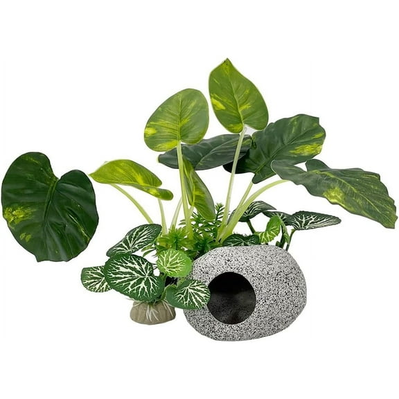 Aquarium Plants Fish Tank Decorations Plastic Artificial Plant Goldfish Waterscape Betta Fish Hides/Rest