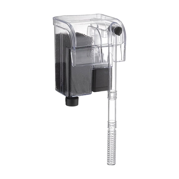 Aquarium Power Filter, 2 In 1 Bio Filtration Oxygen Submersible Pump, Multi Stage Clean Water Circulation Device for Small Medium Freshwater Fish Tank