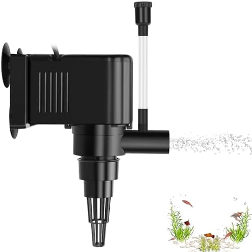 Aquarium Powerhead Pump Circulating Water Pump 210 GPH for 40-60 Gallon Aquariums with Aerating Features