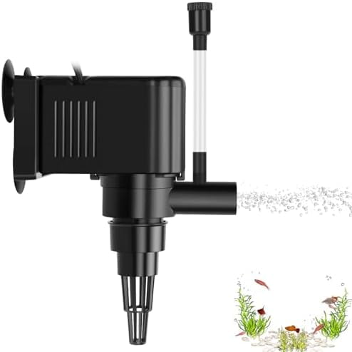 Aquarium Powerhead Pump Circulating Water Pump 210 GPH for 40-60 Gallon Aquariums with Aerating Features