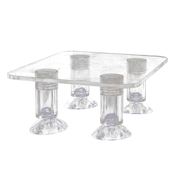 Aquarium Pump Stand | Shockproof Water Pump Riser | Lightweight Transparent Aquarium Accessories for Enhanced Functionality