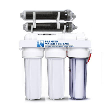 Aquarium Reef 75 GPD Reverse Osmosis Water Filtration 6 Stage System RO/DI USA