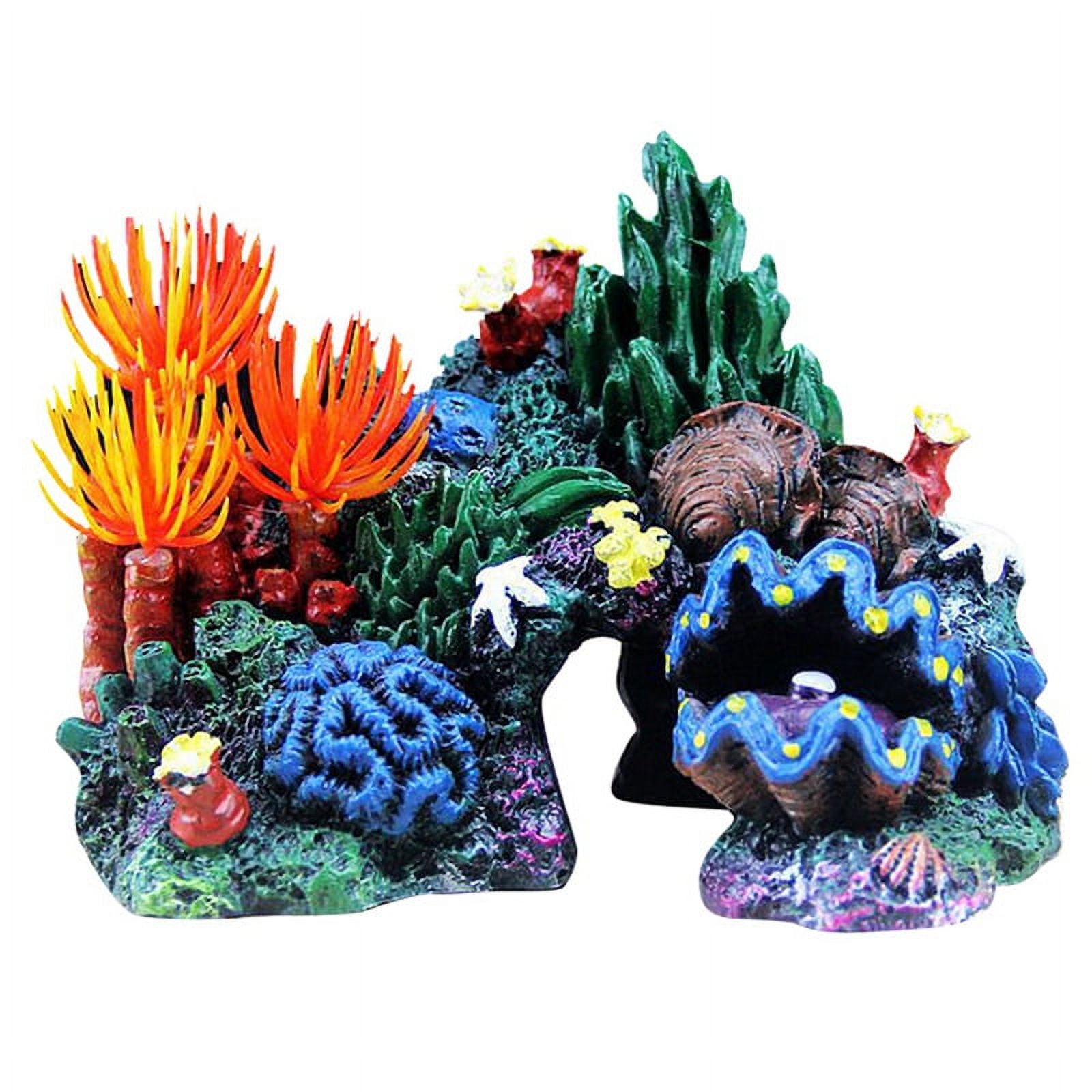 custom fish tank accessories AWXZOM Decorations (fish tank not included), aquarium coral decorations and Aquarium Artificial Plastic Plants Set, betta fish tank coral ornaments aquarium coral Aquarium Décor : Pet Supplies Custom Aquarium Decorations | Ocean