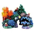 thumbnail image 1 of Aquarium Resin Coral Plant Shell Reef Mountain Cave Ornament Fish Tank Decor, 1 of 6