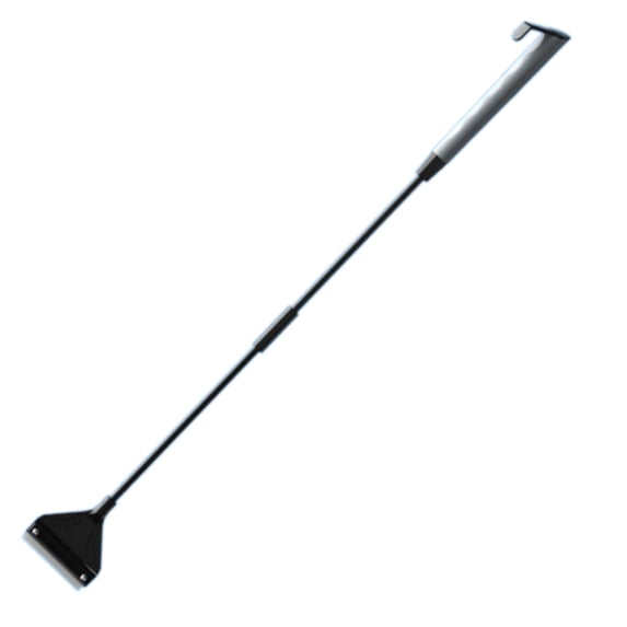 Aquarium Scraper with 64 mm Carbon Steel Blade and Adjustable Handle for Fish Tank Cleaning