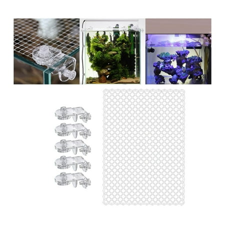 Aquarium Screen Jump Guards Air Screen Net Sturdy Durable Aquarium Screen Net