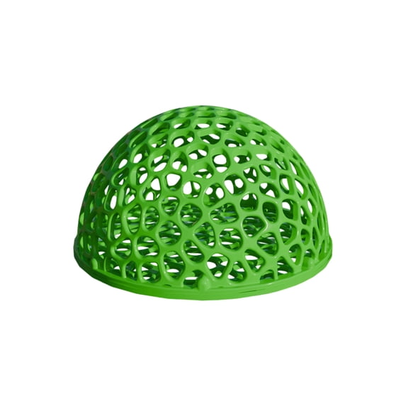 Aquarium Shrimp Hiding House, Creative Hollow Hemisphere Fish Tank Breeding Shelter for Resting Hatching, Safe Smooth Plastic, Turtle Resting Cave Ornament(4Inch,Green)