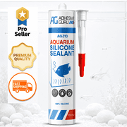 Adhesive Guru AG310, Gels Silicone, Clear Silicone Sealant Industrial Sealant, 10.5 oz 10.5 fl oz