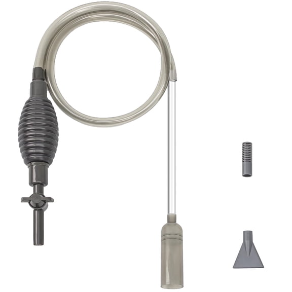 Aquarium Siphon Kit for Fish Tank Water Changing, Manual Gravel Cleaner and Vacuum Pump with Accessories