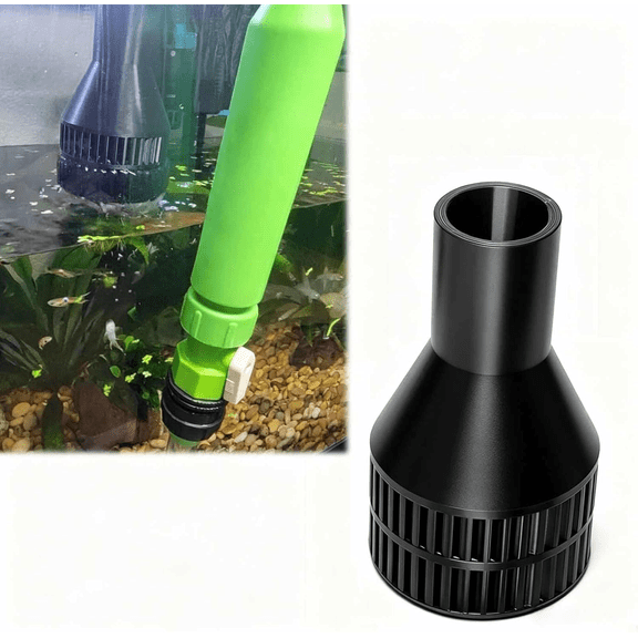 Aquarium Splash Diffuser Compatible with Python Hose, PVC Pipe and Garden Hose - Reduces Splashing and Protects Substrate, Fish & Shrimp During Water Changes(Compatible with Python Hooks)