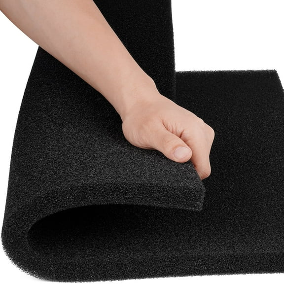 Aquarium Sponge Filter Pad, Bio Filter Media Foam Sponges, Cut-to-Size Foam for Fish Tank Ponds Filter Accessories (18.5"x18.5"x0.8", 35PPI) 1 Pack