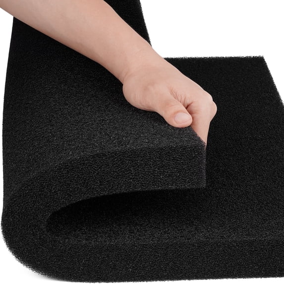 Aquarium Sponge Filter Pad, Bio Filter Media Foam Sponges, Cut-to-Size Foam for Fish Tank Ponds Filter Accessories (18.5"x18.5"x1.6", 35PPI) 1 Pack