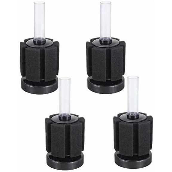 Aquarium Sponge Filter for 5 10 Gallon Tank, Quiet Air Driven Bio Foam Filter for Betta, Shrimp, Fry and Small Fish Tanks