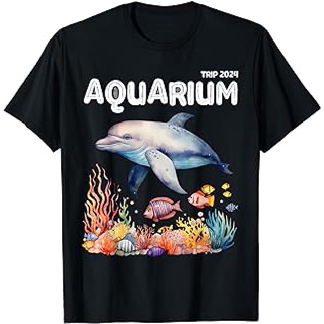 Aquarium Squad Sea Animal Lover Zoo Trip Dolphins club 2024 TShirt