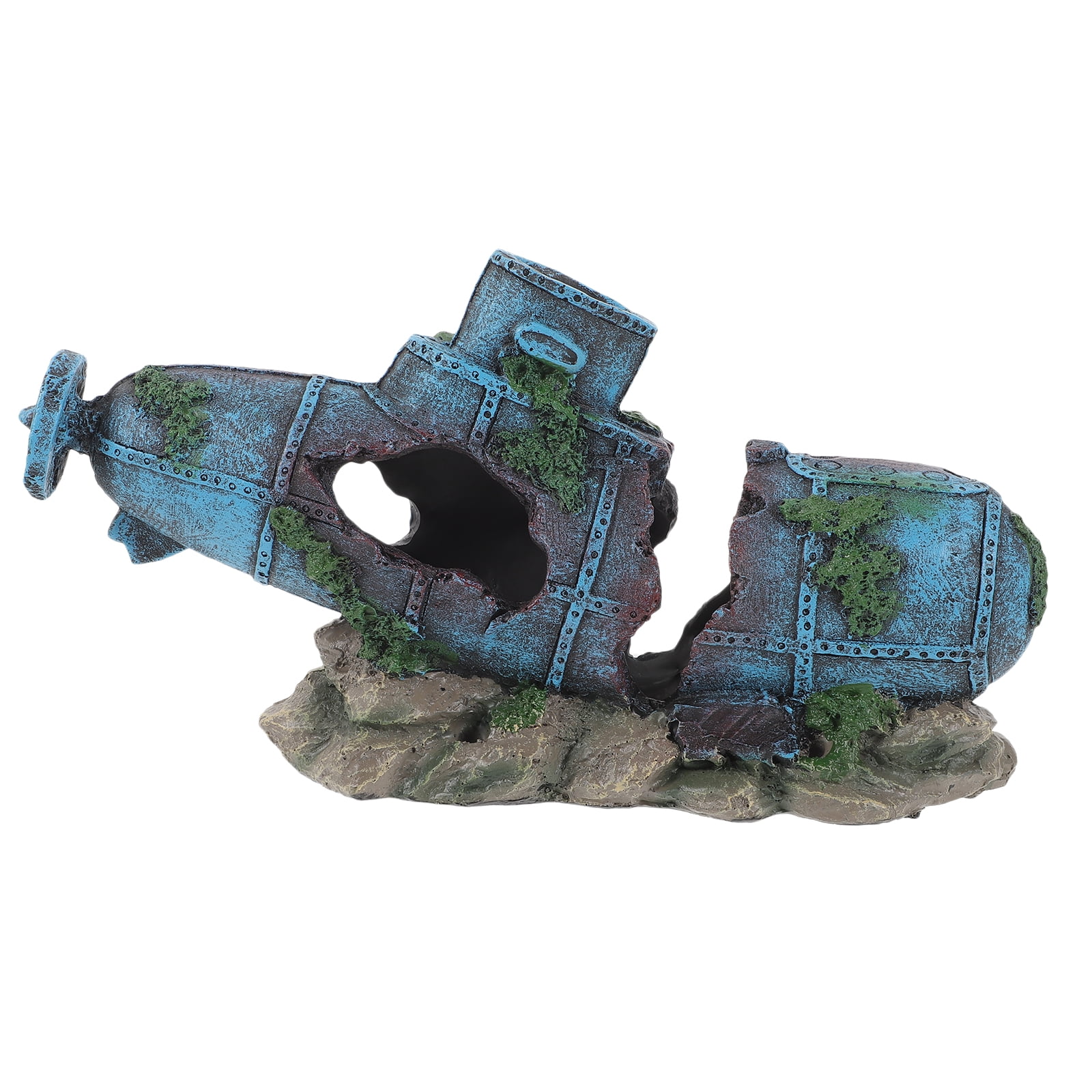 Aquarium Submarine Ornament Fish Tank Ornaments Resin Aquarium Decorations Fish Tank Decor