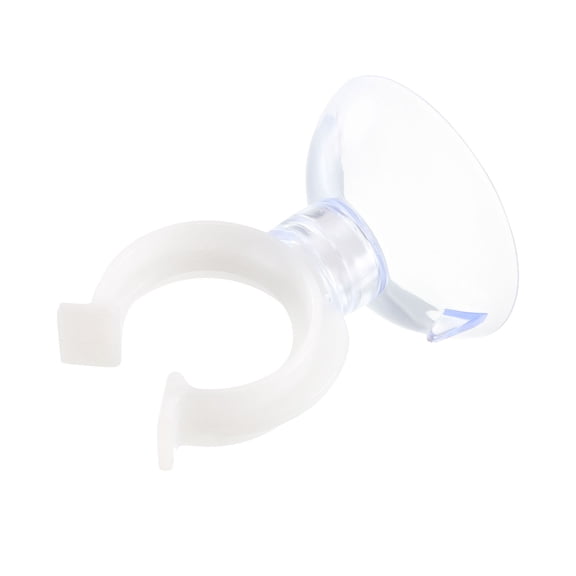 Aquarium Suction Cup Clips Airline Tube Holders Clamps for Fish Tank Clear 17mm 20 Pcs