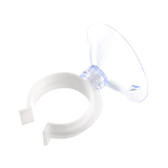 Aquarium Suction Cup Clips Airline Tube Holders Clamps for Fish Tank Clear 28.5mm 12 Pcs