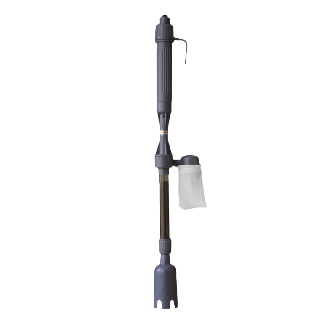 Aquarium Syphon Operated Fish Tank Vacuum Gravel Water Filter Electric Clean Siphon Filter