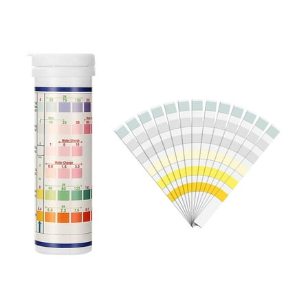 Aquarium Test Strips For Fish: 6 In 1 Fish Tank Water Testing Kit For Aquarium Pond - Accurate Testing Nitrate Nitrite Hardness Free PH Carbonate Total Alkalini