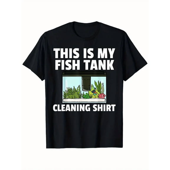 Aquarium-Themed 100% Cotton T-Shirt for Men and Women