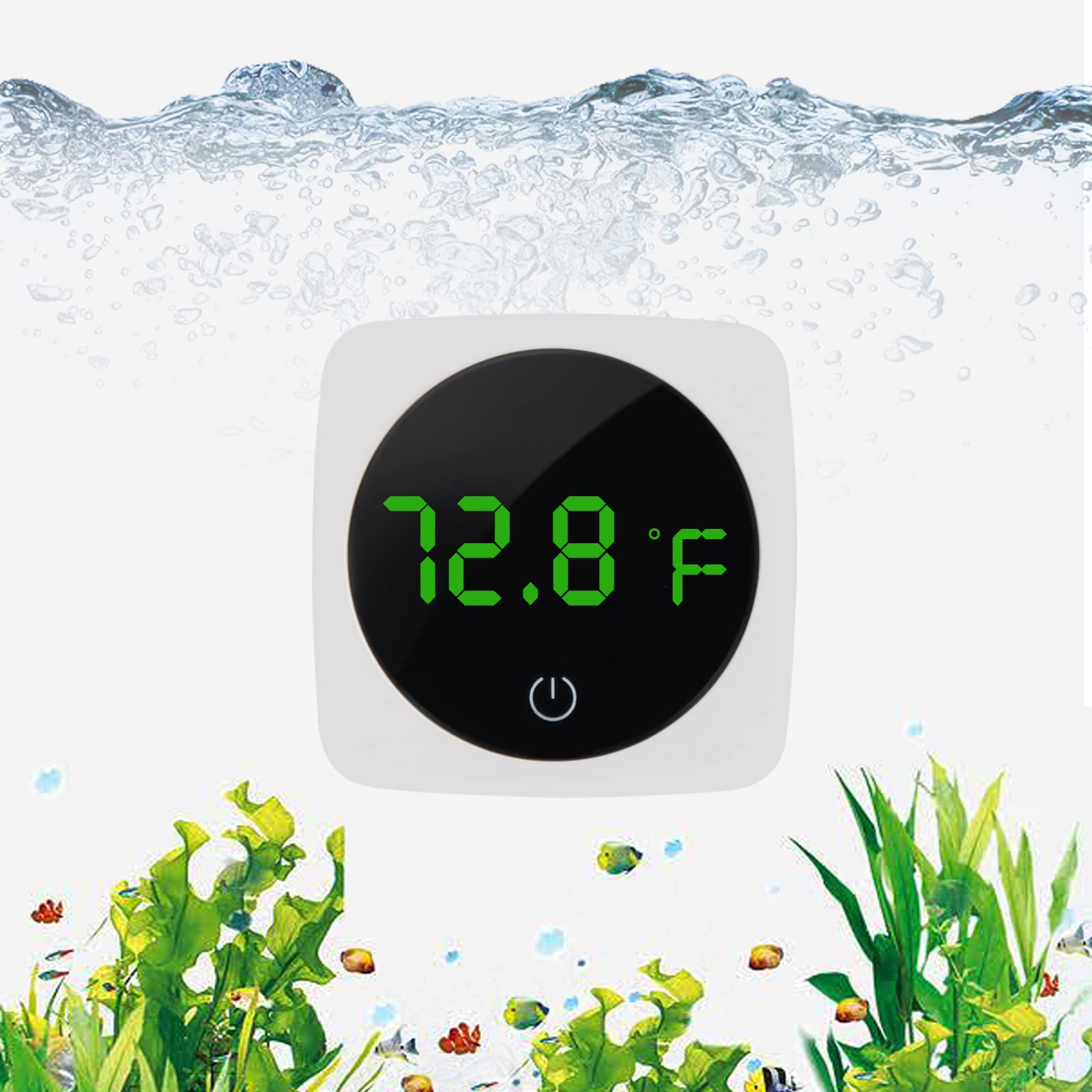 Aquarium Thermometer Digital, Fish Tank Thermometer Accurate LED