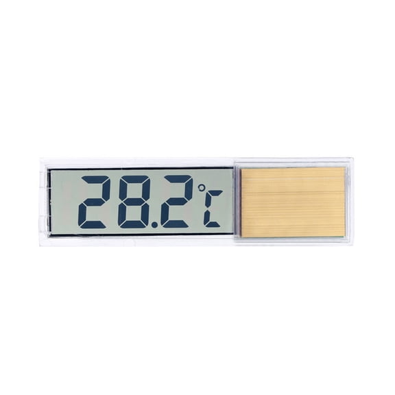 Aquarium Thermometer Digital LCD Electronic Fish Tank Digital Temperature Gauge Sticker Shrimp ,Compact & Portable