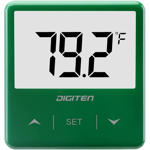 Aquarium Thermometer, Fish Tank Thermometer with Large LCD Display, Stick-on Tank Temp Sensor Ensures Accurate Reading, No Wires C/F Switch Aquarium Thermometer for Terrarium Amphibians and Reptiles