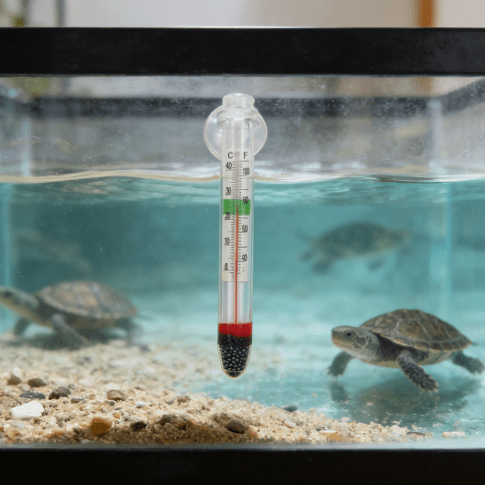 Aquarium Thermometer Liquid-in-Glass-Screen Floating Type Household ...
