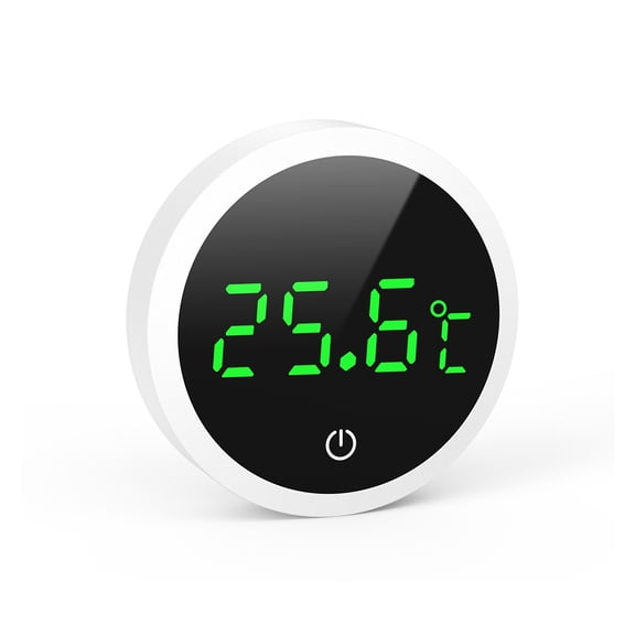 Aquarium Thermometer Round Digital LCD Electronic Fish Tank Temperature Meter Box Mini Thermometer ,Simple Operation