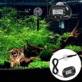 Aquarium Thermoscope For & Turtles Suction Cup Design Digital Display